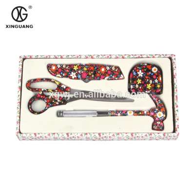 Custom new style fashion 30x16.5x3.5cm 4 pcs hardware tool floral set